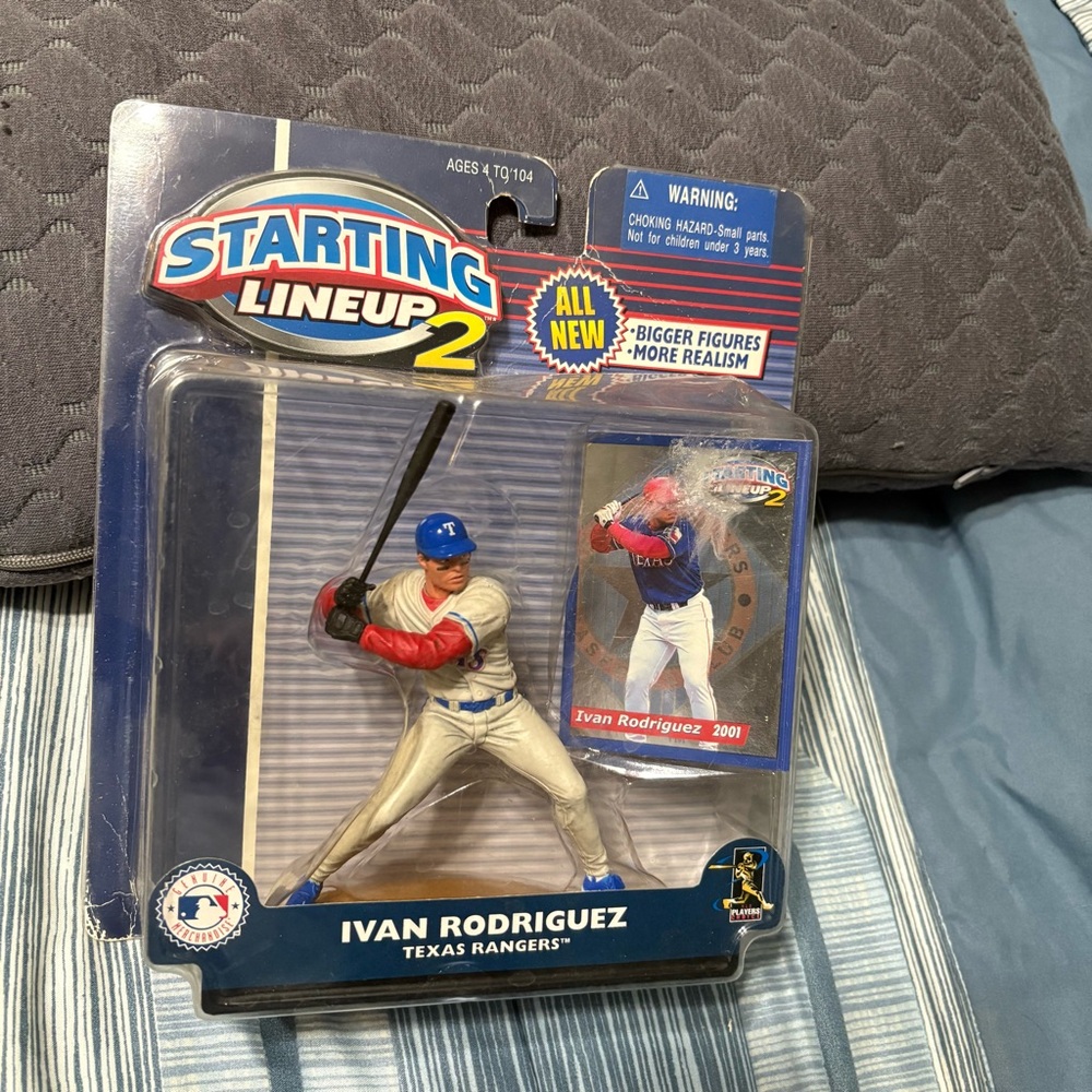Starting Lineup 2 Ivan Rodriguez Figure With Card 2001
